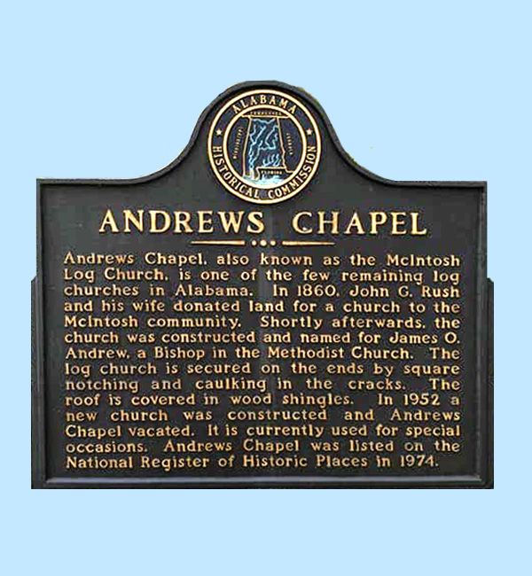 Andrews Chapel Historical Marker